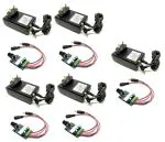 InventoSales 5Pcs 5V 2A DC Power Supply 10 Watts DC Adaptor AC to DC Converter SMPS with Adjustable Voltage Variator Potentiometer Regulator PWM