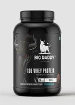 BIGDADDY Nutrition WHEY ISO RICH PROTEIN Powder| 24g Protein, 329 mg Calcium, 5.5g BCAA, Essential Vitamins eetc| For All Gender| Athletes, Sports, Fitness Enthusiasts COFFEE Protein Powder 1Kg