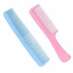 LILY Women's Long Handle Fine Tooth Comb with Dressing Combs Set of 2