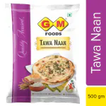 GM FOODS Tawa Naan 500g+Shahi Paneer masala 100g