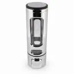 Elegant Casa soap Dispenser 400 ml Wall Mounted (Silver)