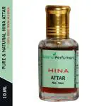 Saanvi Perfumers Henna Attar For Men and Women | Hina Attar | Itra | Scent | Natural Fragrance Oil | Perfume Oil | 0% Alcohol With Floral Fragrance (10ml)