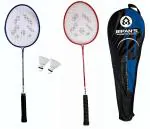 Bipan's Badminton Rackets, Badminton Racquet, Light Aluminium Badminton Racquet with Full Cover and Shuttlecocks