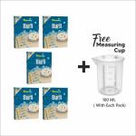 SHARNAY Homemade Coconut Barfi premix / instant coconut burfi pack of 5 100 gm