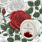 Ayuu health care Herbal Based Rose Face Pack 50 GM - Nourishing and Refreshing Rose Face Mask for Radiant Skin, Natural Herbal Ingredients, Suitable for All Skin Types