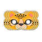 Festiko 18 Pcs Cheetah Theme Eye Masks, Cheetah Eye Masks For Kids