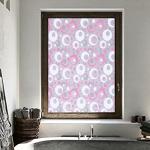Jaamso Royals Multicolor Vinyl Small Round Glass Sliding Door Self Adhesive Window Sticker( 500 CM X 45 CM )