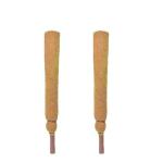 BIOTRUST Coco Pole Coir Moss Stick 4 Feet Pack of 2 Pieces|for Money Plant Support, Indoor Plants, House Plants and Plant Creepers
