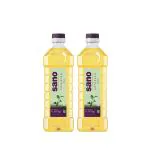 sano Soyabean Oil 1 Ltr X 2 Pack Pet Bottle - Pure, Natural, and Nutrient-Rich Cooking Oil for Healthy Delights