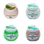 Pink Plums Aloe Vera Facial Kit With Scrub, Massage Cream, Face Gel, Face Pack, 250 Ml (Set Of 4)