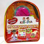 Rabbit My Fast Food DOH Kit - 8 Colorful Doh Boxes, Play Dough Clay Set, DIY Toys