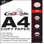 Crazy Sutra Paper Plane Set of 100 Sheets A4 Size Pure White [Paper-A4(100pc)5]