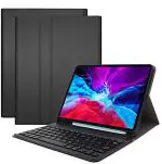 ProElite Detachable Wireless Bluetooth Keyboard flip case Cover for Samsung Galaxy tab S6 Lite 10.4 Inch 2022 SM-P610/P615 with S Pen Holder, Black