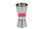 Anee - Kee Stainless Steel 1 PCs Double Side Peg Measure 30/60 ml, Jigger Shot Measurement Glass Measuring Cup for Whisky Vodka Alcohol Bar Accessories (Stainless Steel)