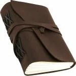 pranjals house Brown Leather Handmade Notebook 200 Pages