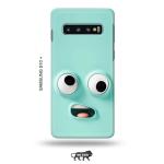 Tweakymod Printed Funny FAce Emoji Back Cover For Samsung S10 Plus