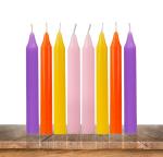 atorakushon Multi Colour Stick Candle specially for Ritual Festival Candles Decoration Lighting Diwali Pooja Needs Birthday Pack of 20 Diya/Candles