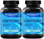 Naturewell Caffeine 200Mg Supports Focus, Energy, Endurance Ultra, 60 Capsules Each (Pack Of 2)