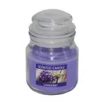 Fish Brand - Lavender Scented Wax Candle in Aroma Jar (Lavender, 20 Hours Burning)