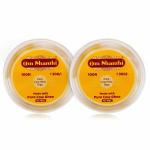 Cycle Pure Om Shanthi Cow Ghee Diya for Puja - 200 Ghee Wicks | 100% Wax free Ghee Batti for Pooja, Festivals & Religious rituals | Readymade Ghee Diya batti | Easy to use & long lasting | Pack of 2