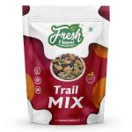 FRESH FINEST Premium Healthy Trail Mix Almonds|Cashew|Raisins|Black Raisins|Pumpkin|Sunflower|Flax Seeds|Healthy Snack|Nuts and Dry Fruits Diwali Gift 500 gram Diwali Gift Pouch Pack