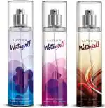 LAYERR Wottagirl Deodorant Spray Combo Set for Women 135 ml (Pack of 1 Mystic Island, 1 Secret Crush, 1 Vanilla Twist)