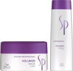 Wella Professionals SP Volumize Shampoo 250ml and Mask 200ml for Fine Hair (2 Items in the set) Acti Biotic