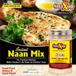 SnaXup Tawa Naan Mix | Restaurant like Tandoori Naan | No Tandoor needed | 600 gm (Pack of 1)