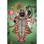 PnF Paper Art Print Of Shrinathji Nathdwara Unframed Wall Poster, 12 X 18 Inch