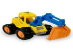 Peppy Kid Unbreakable Friction Powered JCB Excavator Toy Tractor Toy For Kids - Multicolor