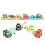 Shooting Star Pull Back & Go Racing Car, 3Y+, 6PCs, Multicolour