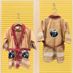Sassoon Cotton Batman Cartoon Printed Bathrobe for Kids (4-10 years)