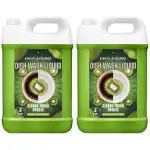 BLISS & BLUSH Dish wash Liquid green 10Liter No-toxins, Natural, Herbal, Eco-friendly, Plant-based | Lime, Tulsi, Pudina | Baby,Safe Pet Friendly