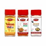 Dynut All Purpose Magic Masala (60g), Peri Peri Masala (60g), Chinese Seasoning Powder (100g) Combo (Pack of 3) | All in One Seasoning for Fried Rice, Noodles, French Fries, Makhana | 100% Natural
