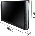 AAVYA UNIQUE FASHION AUF 2 layer dust proof smart LED LCD TV cover for 65 inch LED, LCD Monitor - AUFLED_65inchGrey_01 (Transparent)