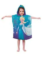 Athom Trendz Disney Frozen Elsa Kids Hooded Bath Towel Poncho 60 x 120 cm (FRZ-06-H608)