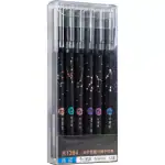 Triple Paper Special Black Edition Erasable Pen with magic wipe (Pack of 6)