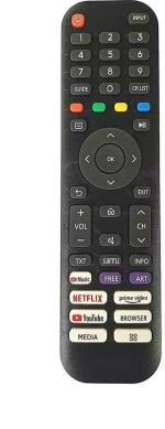 ANM REMOTE CONTROL COMPATIBLE FOR SMART TV ANDROID VU TV 32UA ( NON-VOICE ), VERIFY ON 9408256237 Remote Controller (Black)