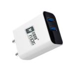 Mobi Flicks with MF Device 3.4amp 2 Port Wall Charger with 1 Meter Type C USB Charging Data Cable | Adapter with Cable for Android Phones | Tablets and Android | Android Type C Cable | Quick Fast Charging Cable