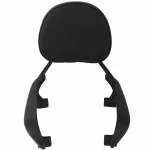 Topbird TBMBS01 Heavy Duty Bike Backrest Fit Passenger Rear Seat Back Support Rest Adjustable Compatible with the Royal Enfield Meteor (Black)
