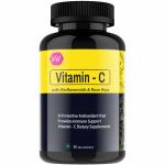 Vitaminhaat Vitamin C with Bioflavonoids & Rose Hips 90 Capsules