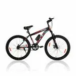 Leader Spartan 26t x 300 Fat Bicycle with Front Suspension and Disc Brake Single Speed for Men