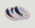 Tjikko Tissue Tape / Paper Tape Double Sided 18 mm width 50 meter length white (Hot Melt) (3 Tape Rolls)