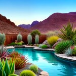 Love Creation A4 Size poster print for creative wall art- dreamy-desert-garden-11615( Sticker)