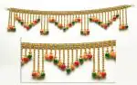 Narya Traditional Home Decoration Latest Hanging Toran Main Door Traditional Multicolor. Size :- 3 Feet / TORAN # 49