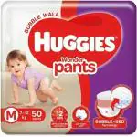 Huggies Wonder Pants Diapers Medium Size Ambz Diaper M-(50 Pieces) - M (50 Pieces)
