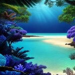 Love Creation 12x18 Size poster print for creative wall art- oceanic-dreamscapes-5823(Non Sticker)
