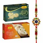 Haldiram's Nagpur Soan Papdi (Desi Ghee)500 gm Soan Cake - Premium Pack (400 g) With Premium Rakhi