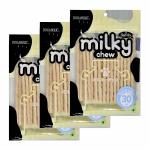 Dogaholic Dog Treats in your Favorite Flavors (Milky Chew Stick Style, Pack of 3)