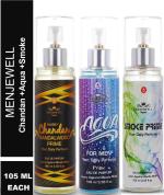 Menjewell Musky Chandan Sandalwood,Aqua For Men,Smoke Eau de Parfum - 315 ml For Men